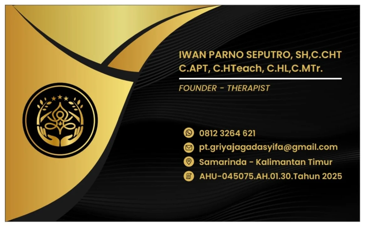 Poster profil founder dan terapis